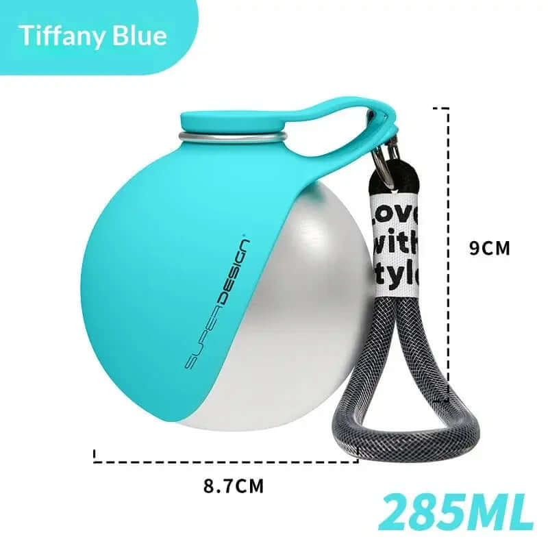 Portable Dog Water Bottle with built-in drinking bowl