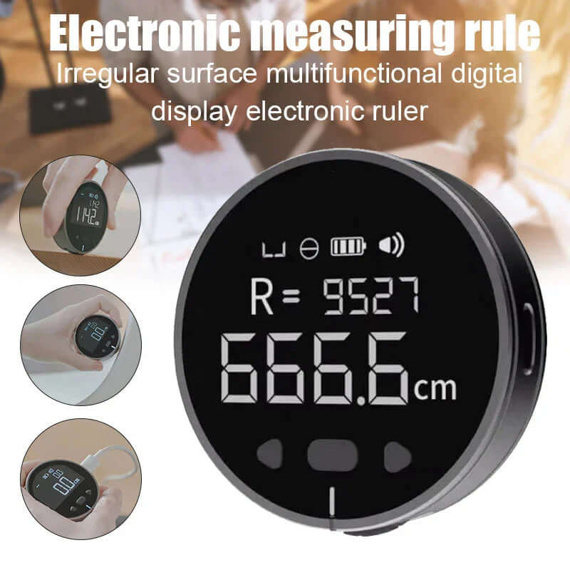 Digital Tape Measure with LCD display for accurate measurements