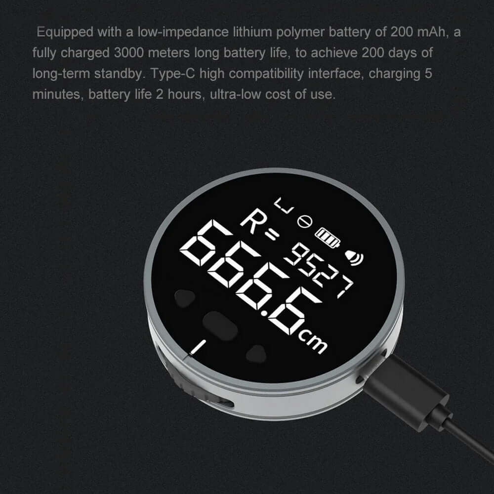 Digital Tape Measure tool used for outdoor and field measurement applications